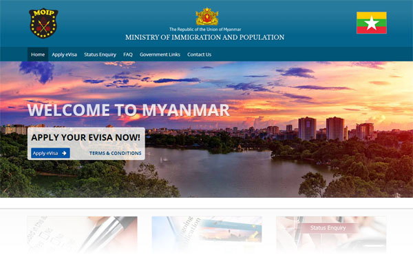 E-Visum - Myanmar (Burma)